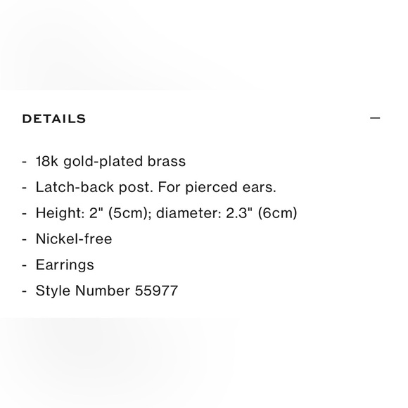 TORY BURCH MILLER HOOP EARRINGS - Picture 5 of 5